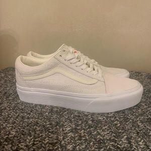 Vans Old Skool Deboss OTW Platform Womens 8.5